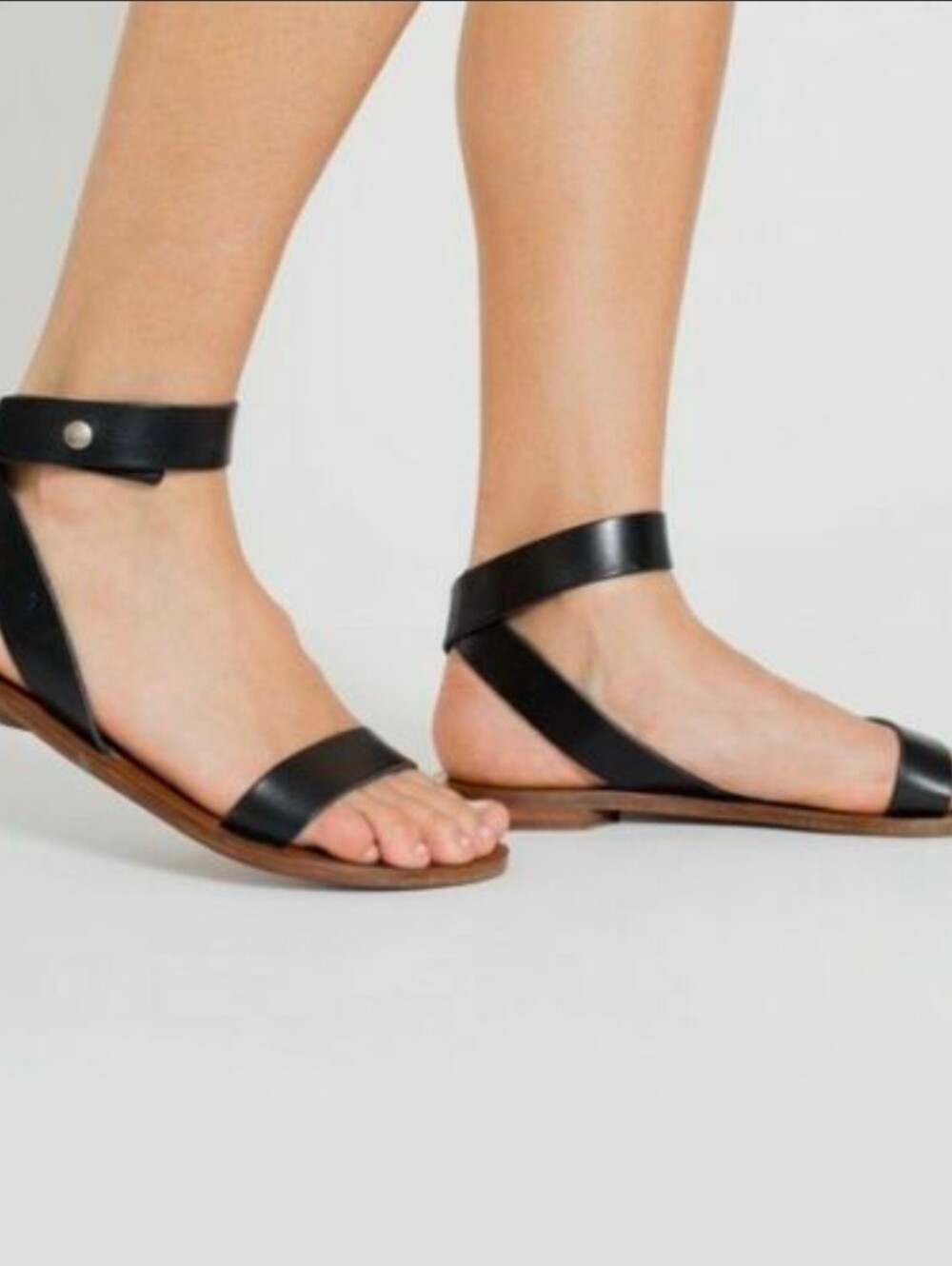 Everlane The Boardwalk Ankle-Strap Sandal Size 6.5